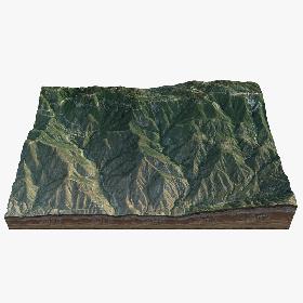 San Bernardino Mountains 3D